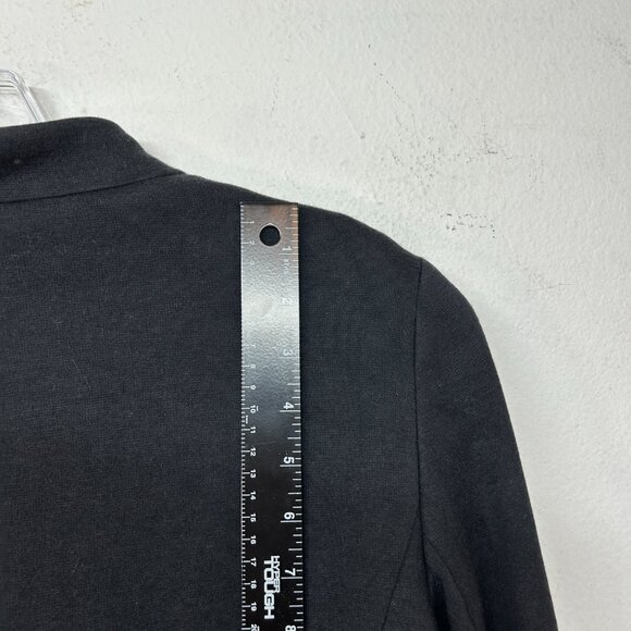 Talbots ladies aberdeen blazer black 10 minimalist career capsule dark academia - Picture 5 of 11